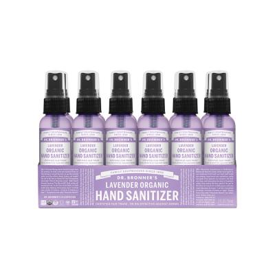 Dr. Bronner's Organic Hand Sanitizer Lavender 59ml x 12 Display